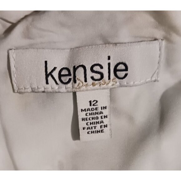 New‎ Kensie Dresses Womens Mini Eyelet Fit & Flare Dress Citron Multi Size 12 - Picture 8 of 15